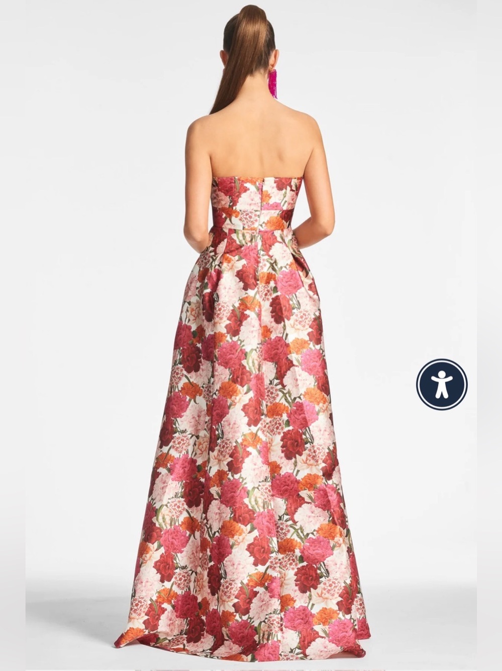 Sachin + Babi Giovanna Gown - Multi Fiore - Picture 2 of 3